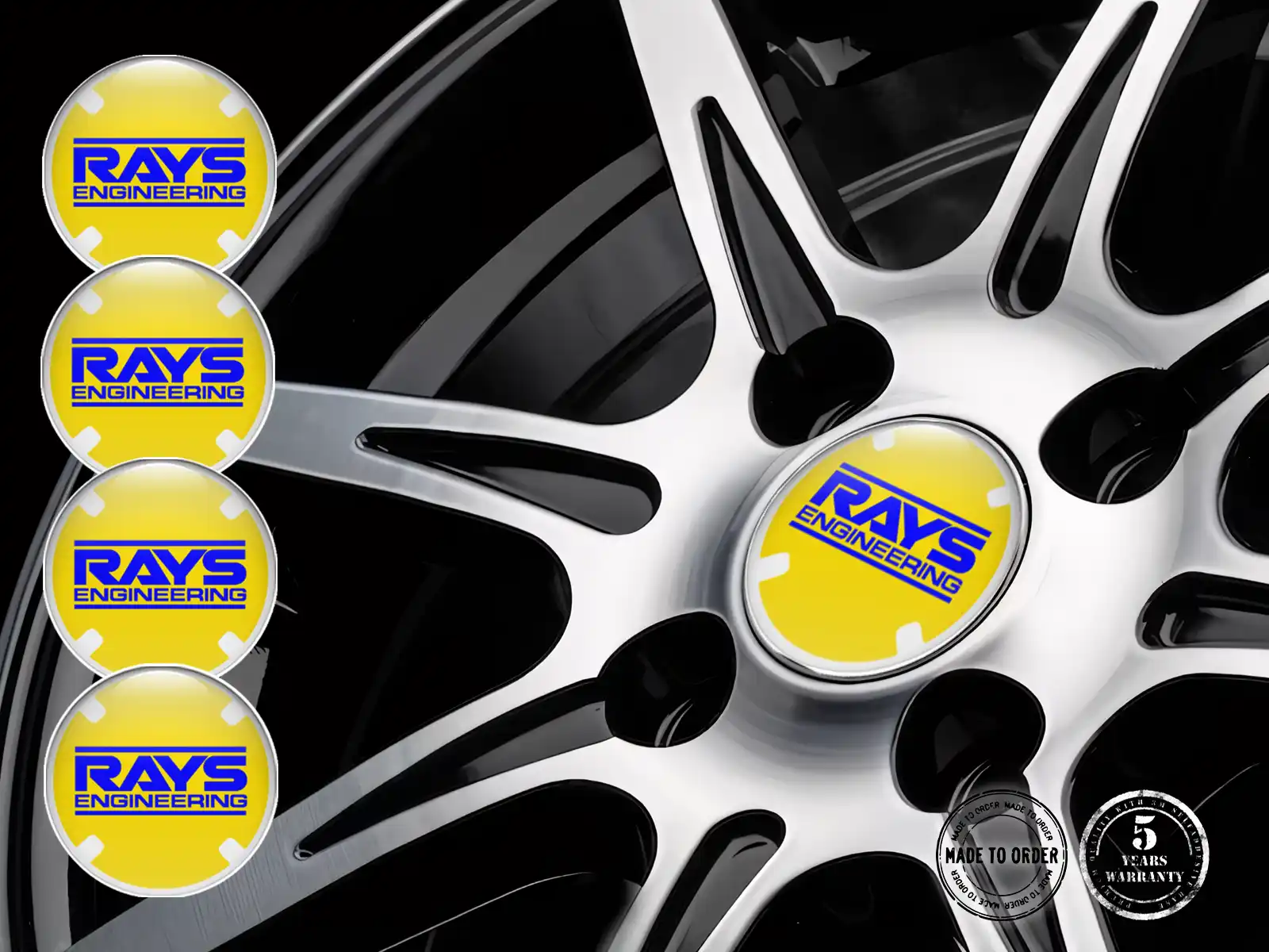 Rays Harz-Dome-Aufkleber Ausgabe Luxus Radlabels